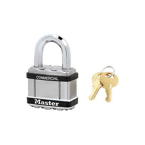Masterlock  Lucchetto con serratura a cilindro  corpo in