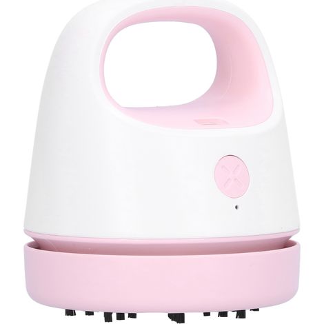 Mini nettoyeur de bureau à 2 niveaux réglables, collecteur de poussière portable, chargement USB, pour la maison et le bureau, rose (1/5)