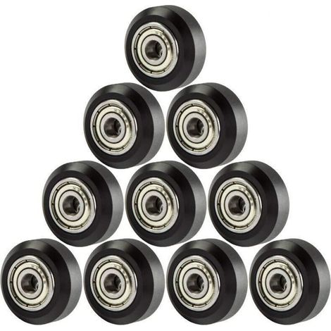 Imprimante 3D Poulie Roue de POM 625zz Wheels pour Ender 3 V2/Neo,Ender 3 S1,Ender 5/6/7,CR6 SE/CR10 Smart Pro/CR10S Pro V2,Kobra,Vyper,Chiron,Neptune,Aquila Series,Tevo Tarantula（10） (1/5)