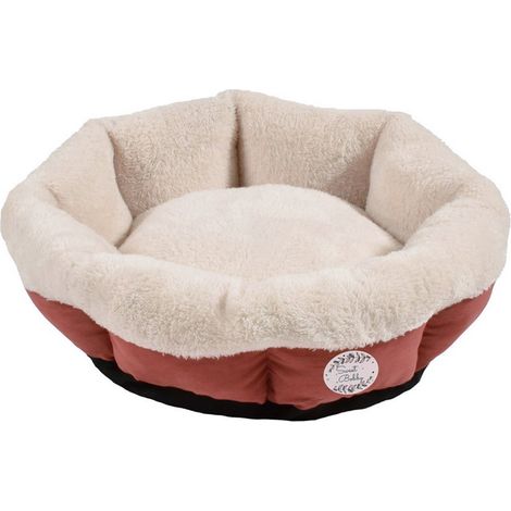 Amaca Radiale Poilu Bicolor Nero 47x30x25 cm per Gatti