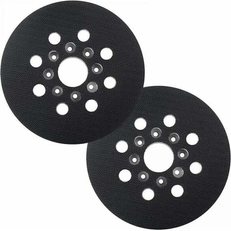 (2 pièces) Plateau de support de 125 mm compatible avec Bosch PEX 220 A, GEX 125-1 AE, PEX 220 AE, Skil 7402/7490 (1/4)