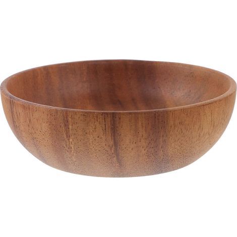 Kreative Saucenschale, runder Servierteller, Holzschale – 12,00 x 12,00 x 3,80 cm (1/4)