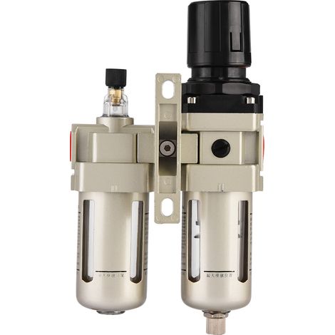 Régulateur d'air en alliage d'aluminium AC3010-03 avec séparateur d'humidité et filtre à eau 3/8" (1/5)