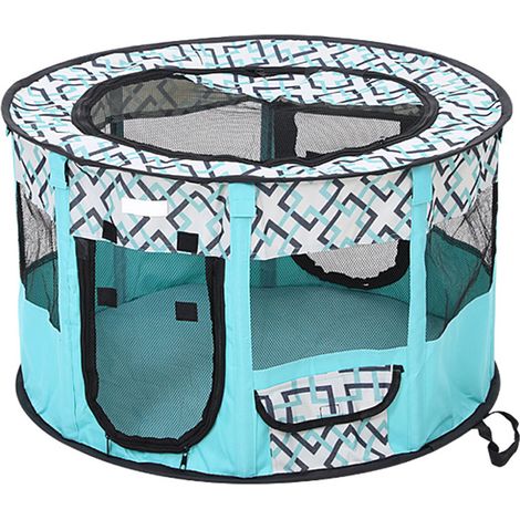 Tente Pour Animaux - 8 Panneaux - Imperméable - Pliable - Pour Chien Chat Lapin - 1 Pièce (1/5)