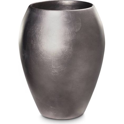 Bac résine synthétique Ø 17 cm H 24 cm Int. bullet métal bronze - dimhaut: H 17 cm - couleur: Cuivre
