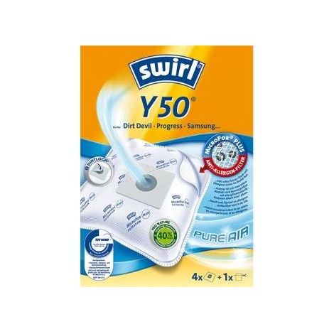Swirl Y50 4 sacchi microfibra aspirapolvere Clatronic AFK Bestron Sanyo Taurus