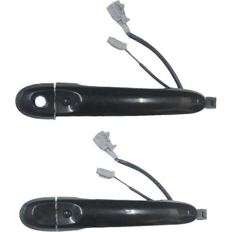Poignée de porte avant (paire) avec système d'ouverture sans clé 82644-1FA5A 80640-1FA5B pour Nissan Juke F15 (2010-2019) - Poignée extérieure à induction