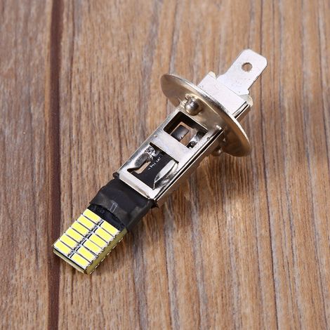 Adatto per 24 lampadine fendinebbia a LED SMD H1, luce bianca 6500K, per una guida chiara di notte.