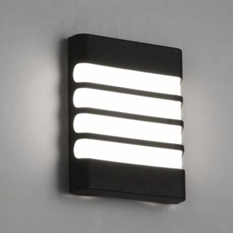 Applique murale de Patio, boîtier en plastique, étanche, faible consommation d'énergie, LED 6500K, lampe murale (1/5)