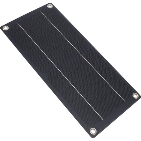 Panneau solaire photovoltaïque portable monocristallin haute efficacité 6 W 12 V, sortie USB Type C, 100 A (1/5)