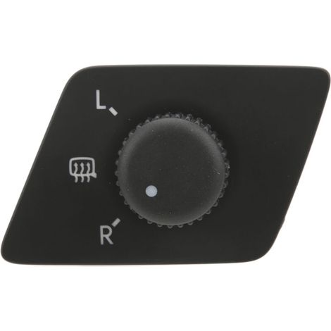 Jeffergarden Bouton de commutateur de rétroviseur latéral 6Q1959565H Remplacement en métal pour 9N 1.2 12V 2001/102007/07 (1/4)
