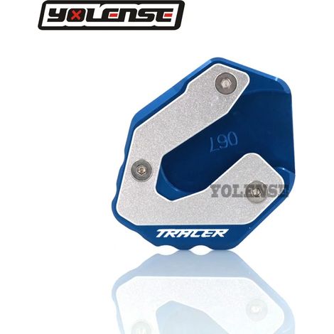(Blue-Tracer) Compatible avec YAMAHA MT-09 MT 09 MT09 Tracer 900 XSR900 : béquille latérale, extension et support pour moto, puissance maximale (1/4)