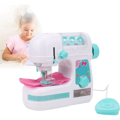 Machine à coudre électrique de taille moyenne, jouet éducatif et amusant pour les filles et les enfants