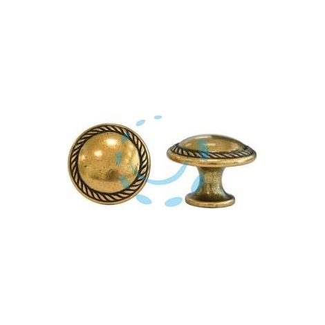 POMOLI PER MOBILI MOD.24223 IN ZAMA ORO DI VALENZA - ø mm.25
