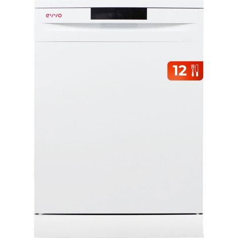 Lavavajillas EVVO D1, 12 Cubiertos, 5 Programas, Blanco, Ancho 600 mm (1/5)