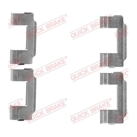 Kit d'accessoires, plaquette de frein à disque Quick Brake 109-1646 FORD USA