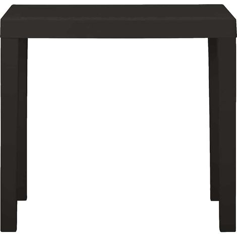 Maison Exclusive - Gartentisch Anthrazit 79x65x72 cm Kunststoff (1/5)