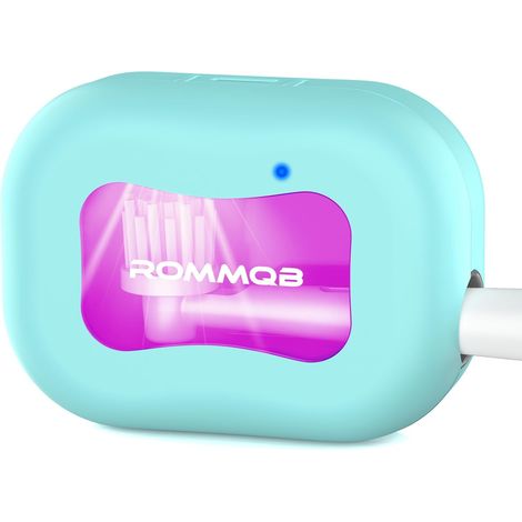 UV-C Brosse a Dent Désinfectant, Electric Toothbrush Sanitizer Cover  With UV - Rechargeable Mini UV Stérilisateur Brosse à Dents - Etui Brosse a Dent for All Toothbrushes (Vert) (1/5)