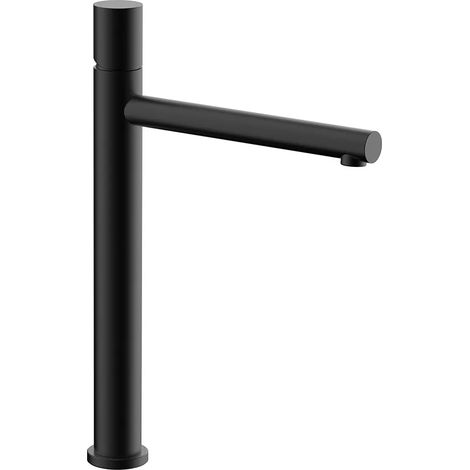 Miscelatore lavabo alto nero opaco senza leva in acciaio inox Gemini (1/5)