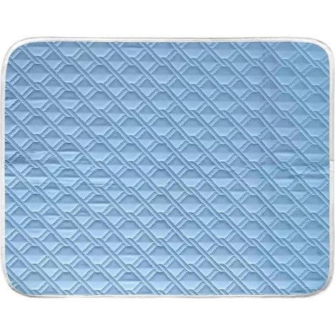 Tapis rafraîchissant pour chiens, doux, respirant, effet rafraîchissant instantané, pour chiens de petite, moyenne et grande taille, chatons, cage, chenil, sol, canapé, maison, voyage, gris (1/5)