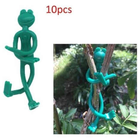 Attache-plantes forme grenouille - lot de 10