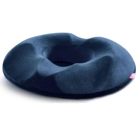 Coccyx Coussin de siège Mousse de mémoire pour une douleur au bas du dos Suspendue de la queue de queue Sciatique Hémorroïdes (1/3)