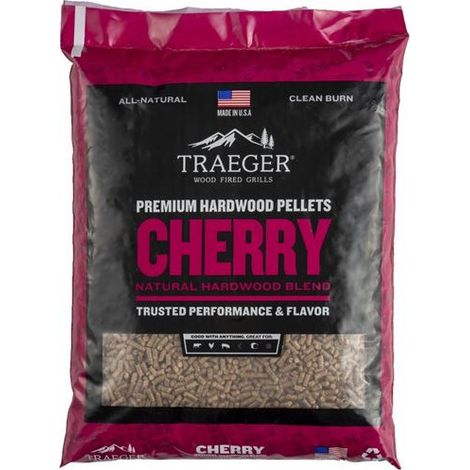 TRAEGER Pellets pour barbecue Cherry - Sac de 9 kg - 100% naturel