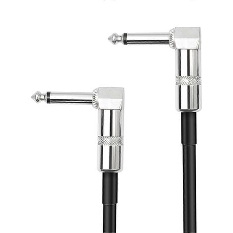 5er-Packung Flache Patchkabel für Gitarreneffektpedale, 6 Zoll Länge