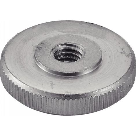 Ecrou moleté type bas - Inox A1 M10 - Boîte de 10