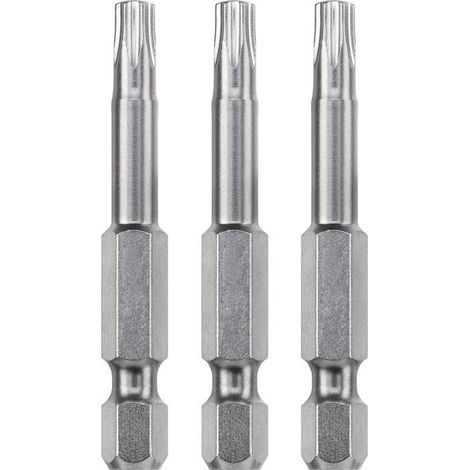 KWB DE 3 EMBOUTS 50 MM TORX 15 INDUSTRIAL STEEL 121315 (TQ 60 ACIER, ENTRAÎNEMENT ISO 1173, C 6.3), 0 W 0 V (1/3)