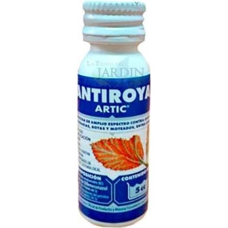 Fungicida de amplio espectro Antiroya Jed 5cc  Control de oidios, alternarias, royas y moteados