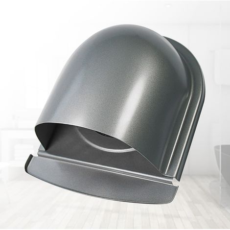 Couvercle anti-pluie/coupe-vent en acier inoxydable 304 pour conduit d'évacuation de four - Protection contre la pluie et le vent, modèle 201, 150 mm, en forme de U, version export (1/5)