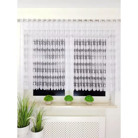 Tenda in guipure con un motivo alla moda (1/5)