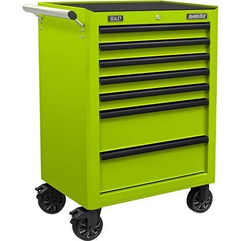 Sealey AP26479THV Superline PRO® Rollcab 7 Drawer - Green/Black