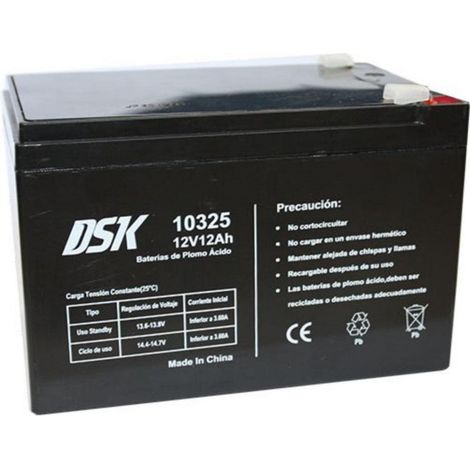 Batería  de 12V para Patinetes eléctricos (Batería de Gel 12V 12Ah L15xA9,5xAn10cm)