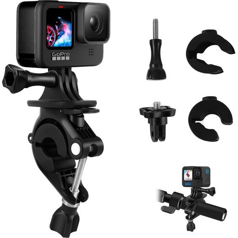 Support de guidon de vélo pour X4/X3, clip de fixation avec double griffes pour Hero13/12/11/10/9, Action 5/4/3, Pocket 4/3 Accessoires de montage (1/5)