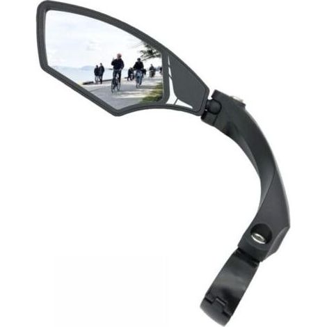 Nouveau rétroviseur de vélo pour le guidon, rétroviseur en verre transparent HD antidéflagrant, rétroviseur de vélo rotatif et réglable, rétroviseur (1/4)