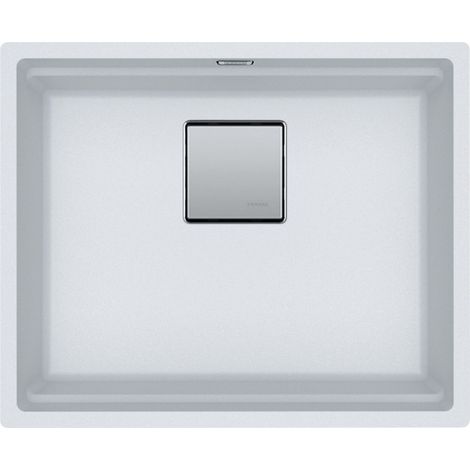 Franke Kubus 2 KNG 110-52 Fragranit+ Lavello Cucina Sottotop Bianco Ghiaccio (1/5)