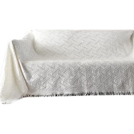 Housse canapé 230x250 cm, protège-salon et fauteuil, housse de chaise et voyage, couverture décorative d'assise, tissu réversible, lot unique (1/5)