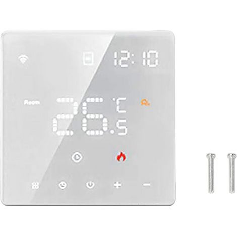 Termostato compatto per Tuya Home, regolatore di temperatura digitale, interruttore touch 100-250 V CA, bianco 3 A, riscaldamento a pavimento (1/5)