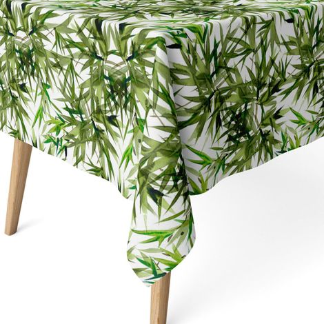 Nappe Anti-Taches enduite rectangulaire 260x140 cm Caserta Vert (1/5)