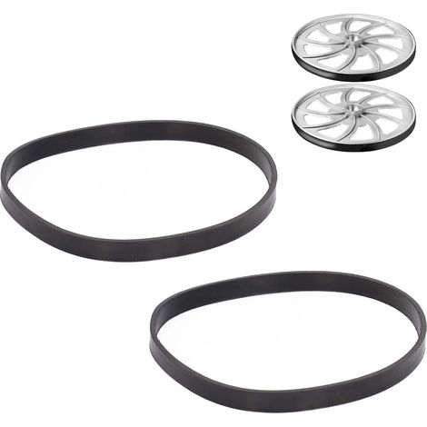 2 Pièces de Pneu de Scie à Ruban Largeur 13mm épaisseur 3mm Bande de Pneu en Caoutchouc Pièce de Rechange pour Roue de Scie à Ruban à Bois de 8 Pouces Noir