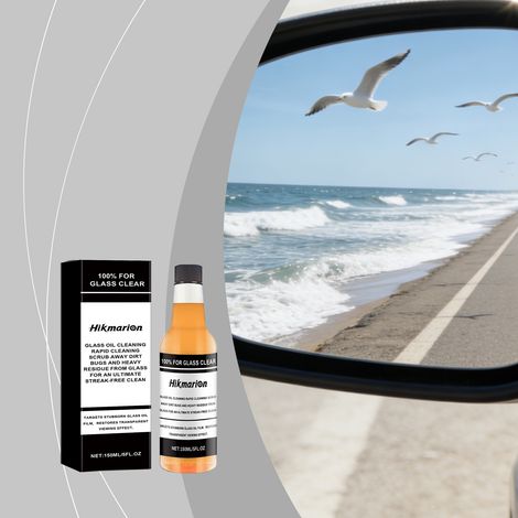 Glasreiniger zur täglichen Reinigung von Auto-Rückspiegeln, entfernt Flecken und sorgt für klare Sicht – 150 ml -- DTEKGAZ (1/5)