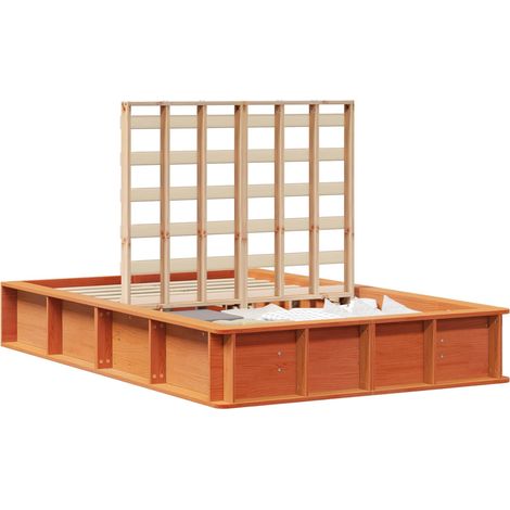 Maison Exclusive - Estructura de cama Marrón cera 120 x 200 cm (1/5)