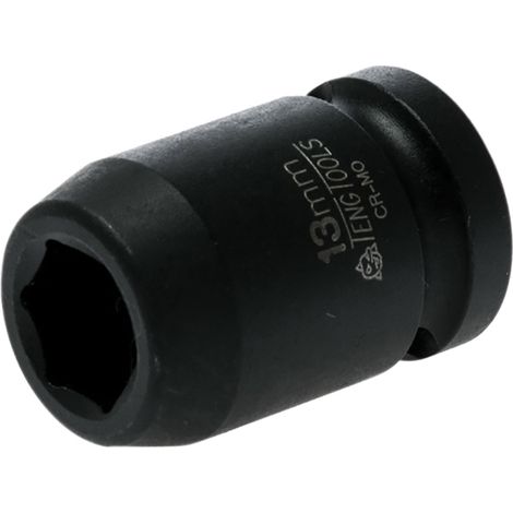 Teng 920513N Impact Socket Hexagon 6-Point 1/2in Drive 13mm TEN920513N
