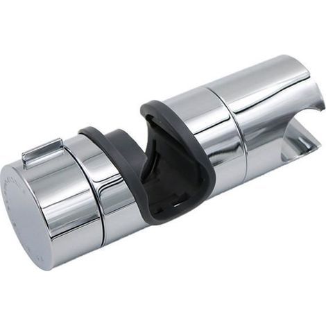 HOOME main de remplacement Douche ferroviaire Head Curseur Clamp Support Bracket, chromé ,18-25mm ABS réglable-Ywey
