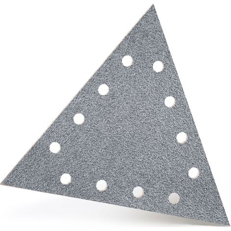 MENZER Platinum Klett-Schleifscheiben, 290 x 250 mm, 12-Loch, f. Trockenbauschleifer, Halbedelkorund (25 Stk.) K400