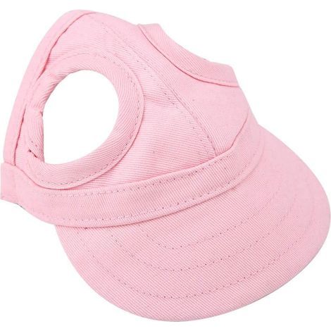 Chapeau de sport pour chien (rose clair), casquette de baseball pour chat, chapeau de soleil d'extérieur (1/5)