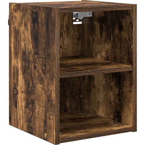 Armadio pensile moderno cucina design pulito 30 x 29,5 x 40 cm in legno ingegnerizzato rovere fumo 020053453