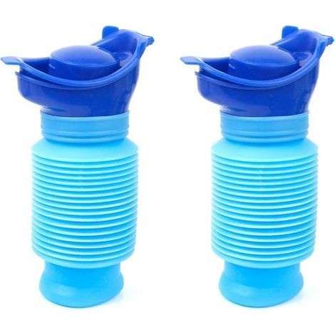 Men's Urinal - With Lid - Urine Bottle - Urinal - 750ml - Foldable - 2-Pack - Essential (1/5)
